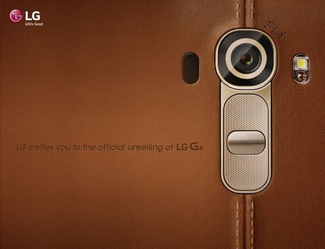 Fotografía - [Actualización: parte posterior del cuero de imagen] LG Mensajes Oficial G4 Teaser Trailer Destacando F1.8 cámara, confirma teléfono se dará a conocer 28 de abril